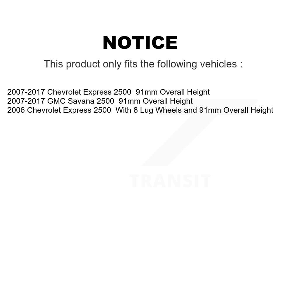 Transit Auto - KDA-100868 - Front and Rear Disc Brake Kits image 19