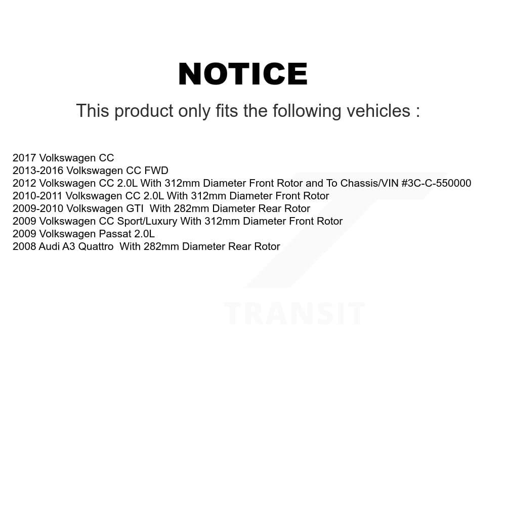 Transit Auto - KDA-101016 - Front and Rear Disc Brake Kits image 19