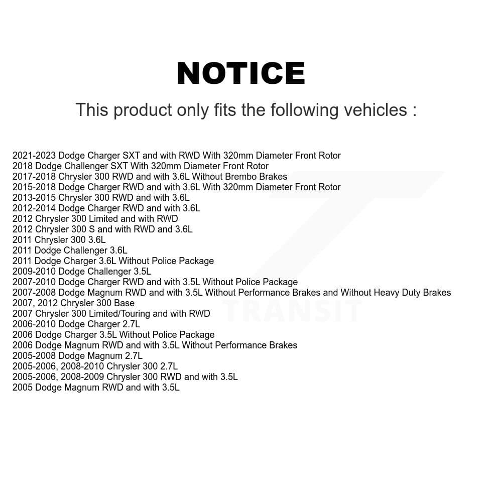 Transit Auto - KDA-101065 - Front and Rear Disc Brake Kits image 19