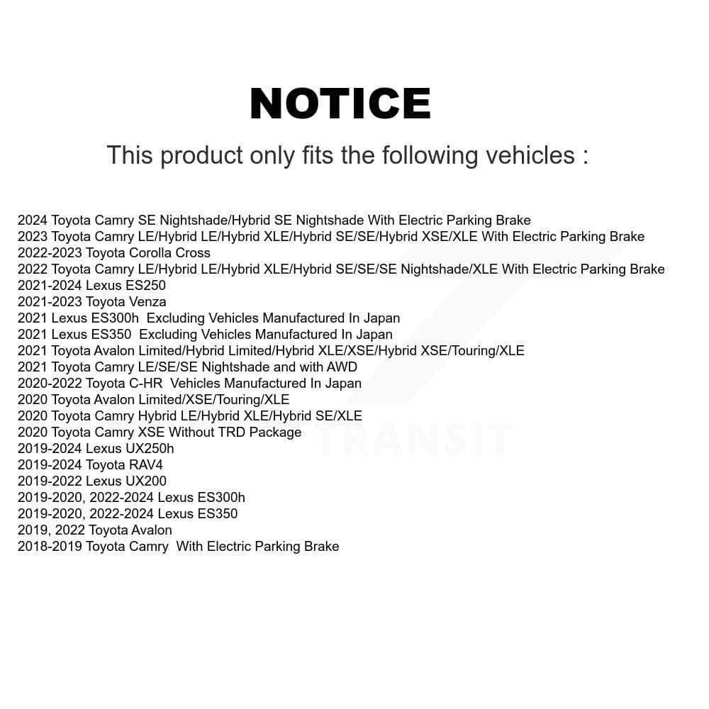 Transit Auto - KDA-101307 - Front and Rear Disc Brake Kits image 19