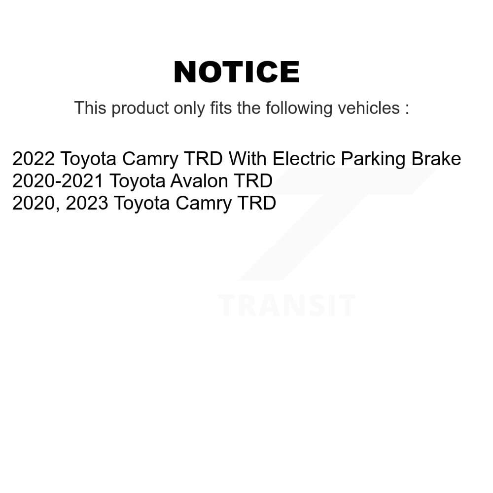 Transit Auto - KDA-101327 - Front and Rear Disc Brake Kits image 19
