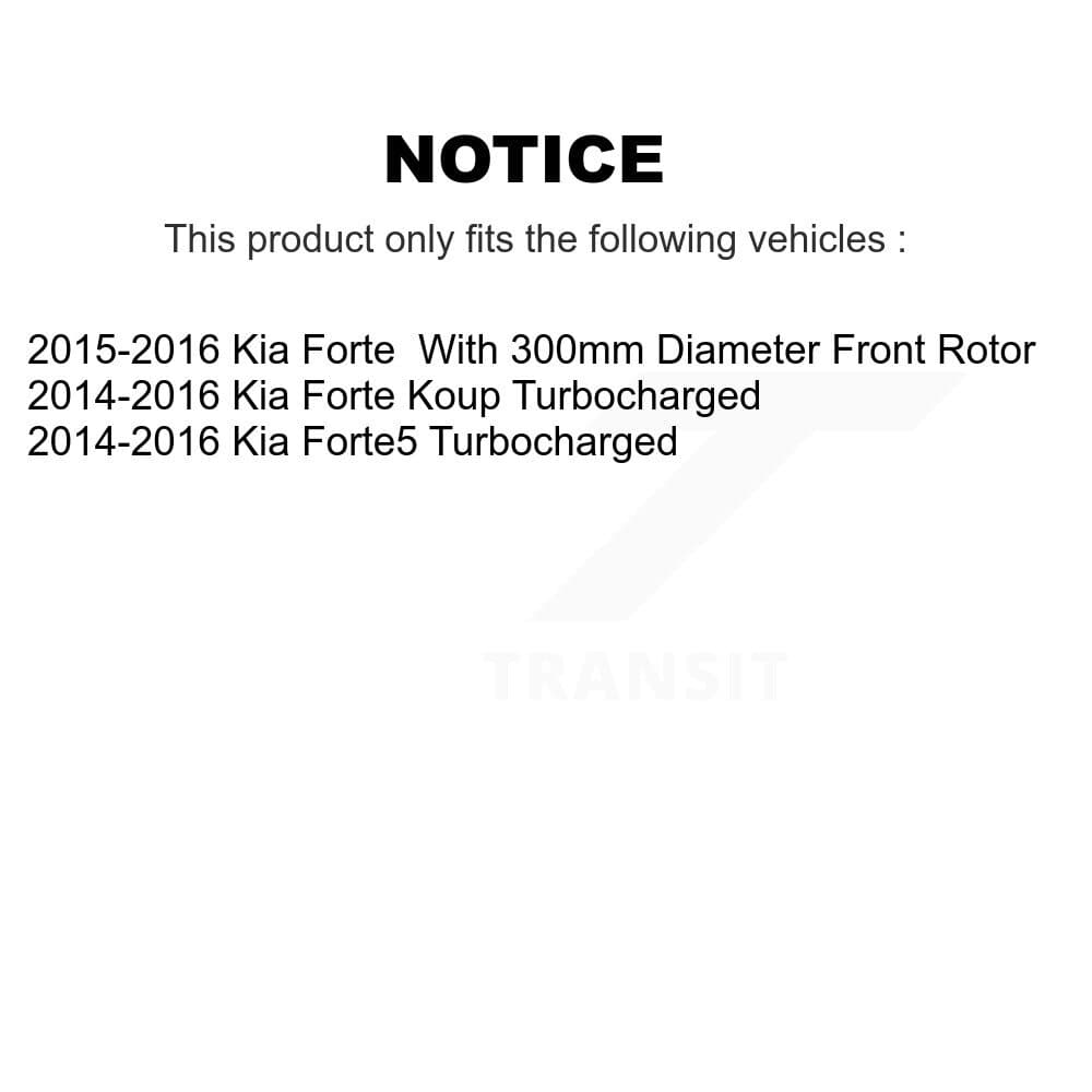 Transit Auto - KDA-101463 - Front and Rear Disc Brake Kits image 19