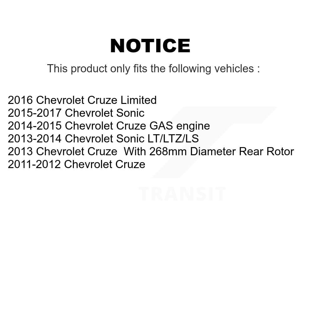 Transit Auto - KDA-101550 - Front and Rear Disc Brake Kits image 19