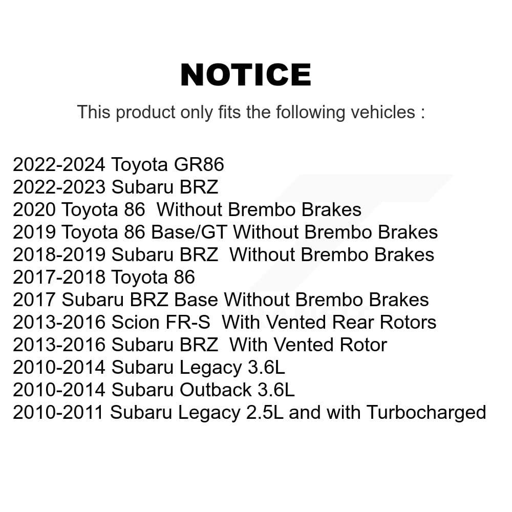 Transit Auto - KDA-101956 - Rear Disc Brake Kits image 19