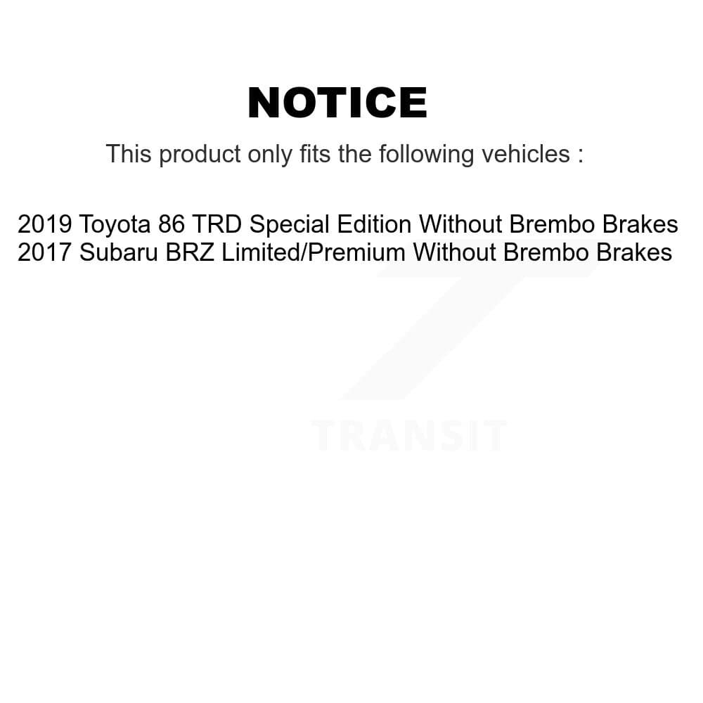 Transit Auto - KDA-101962 - Rear Disc Brake Kits image 19