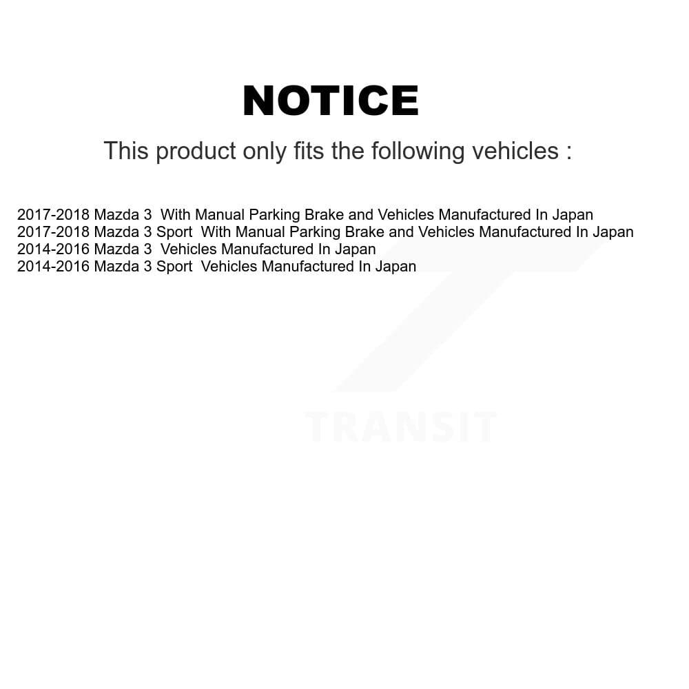 Transit Auto - KDA-102033 - Rear Disc Brake Kits image 19