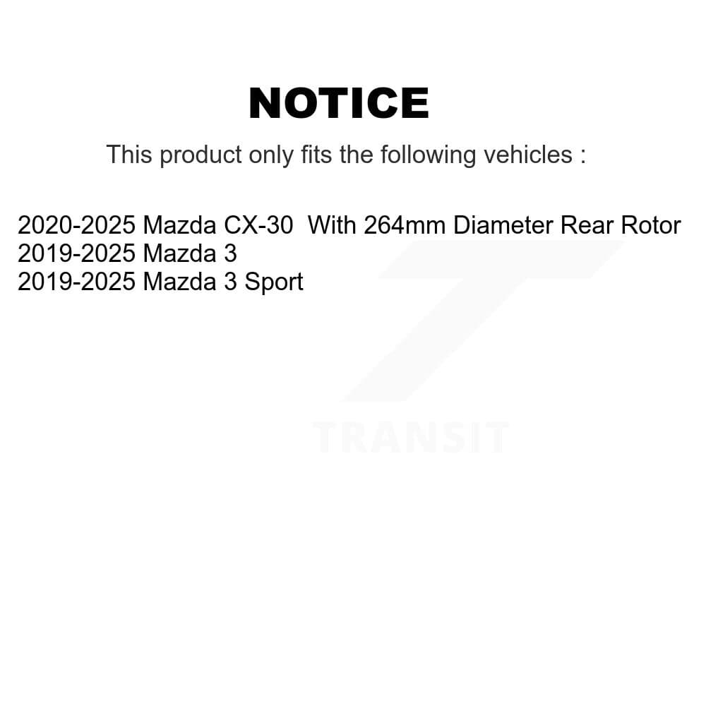 Transit Auto - KDA-102037 - Rear Disc Brake Kits image 19