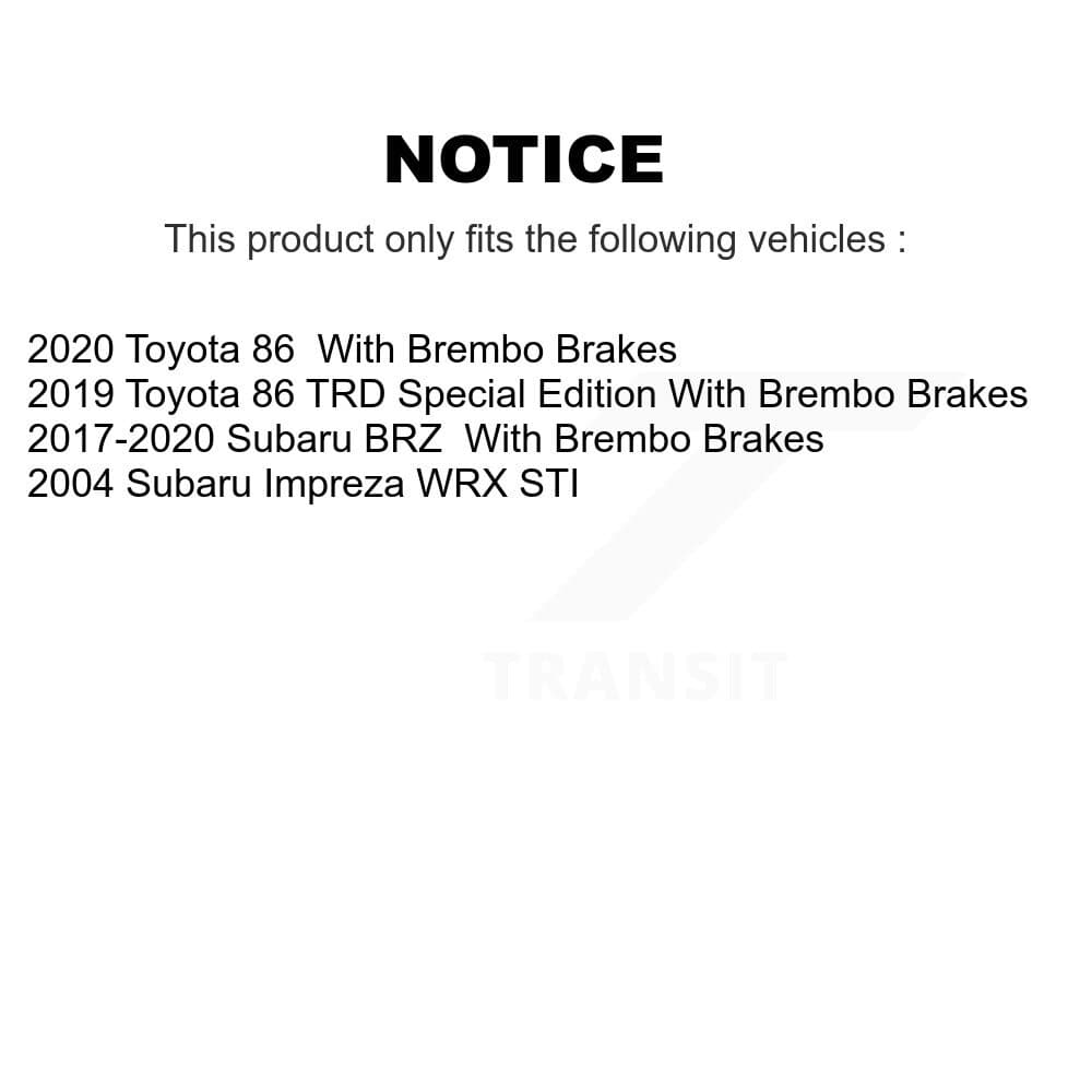 Transit Auto - KDA-103037 - Front Disc Brake Kits image 19
