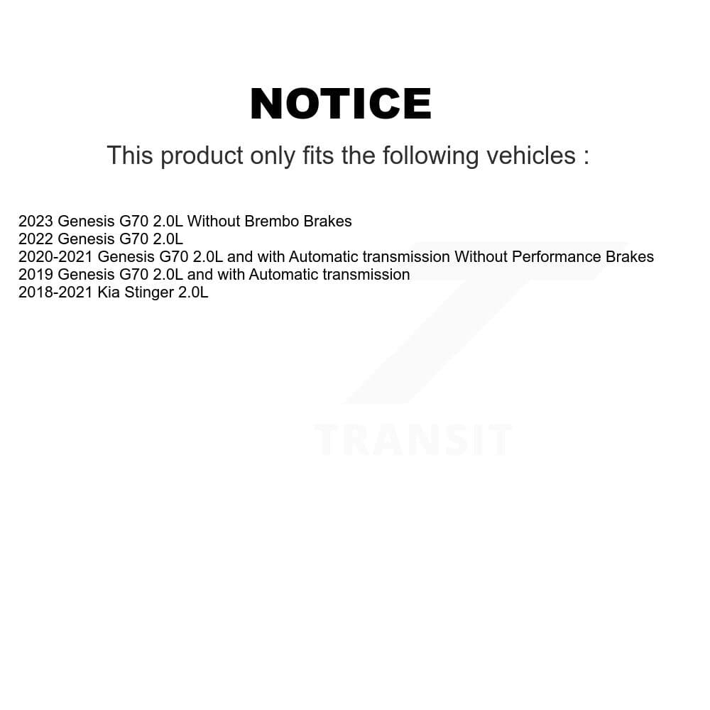 Transit Auto - KDA-103174 - Rear Disc Brake Kits image 19