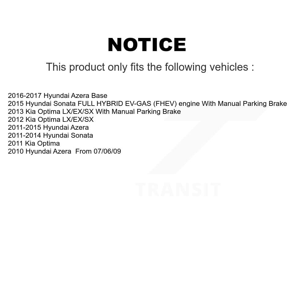 Transit Auto - KDA-103395 - Rear Disc Brake Kits image 19