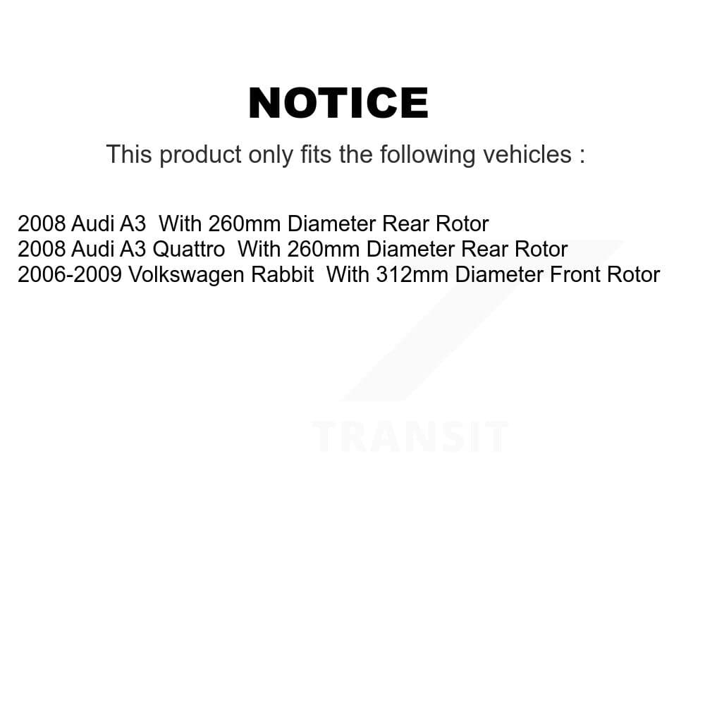 Transit Auto - KDC-100613 - Front and Rear Disc Brake Kits image 19
