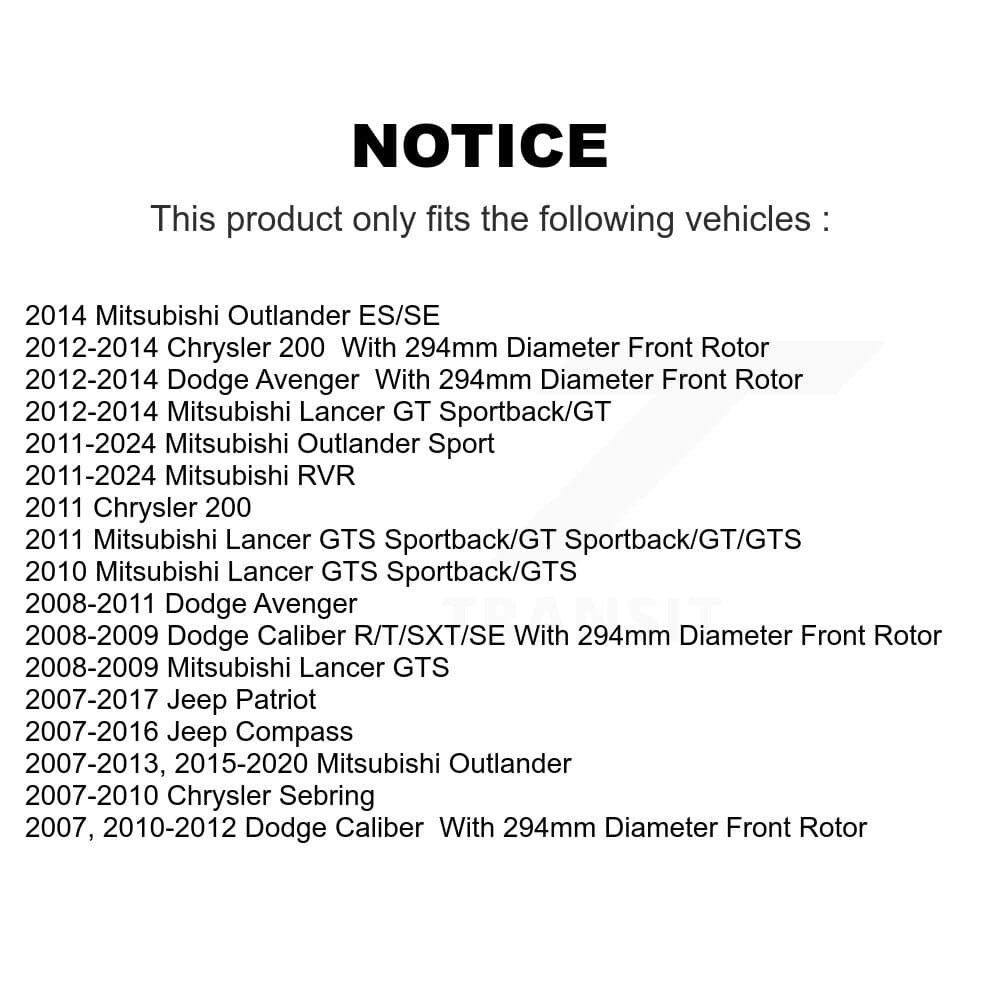Transit Auto - KDF-100047 - Front Disc Brake Kits image 19