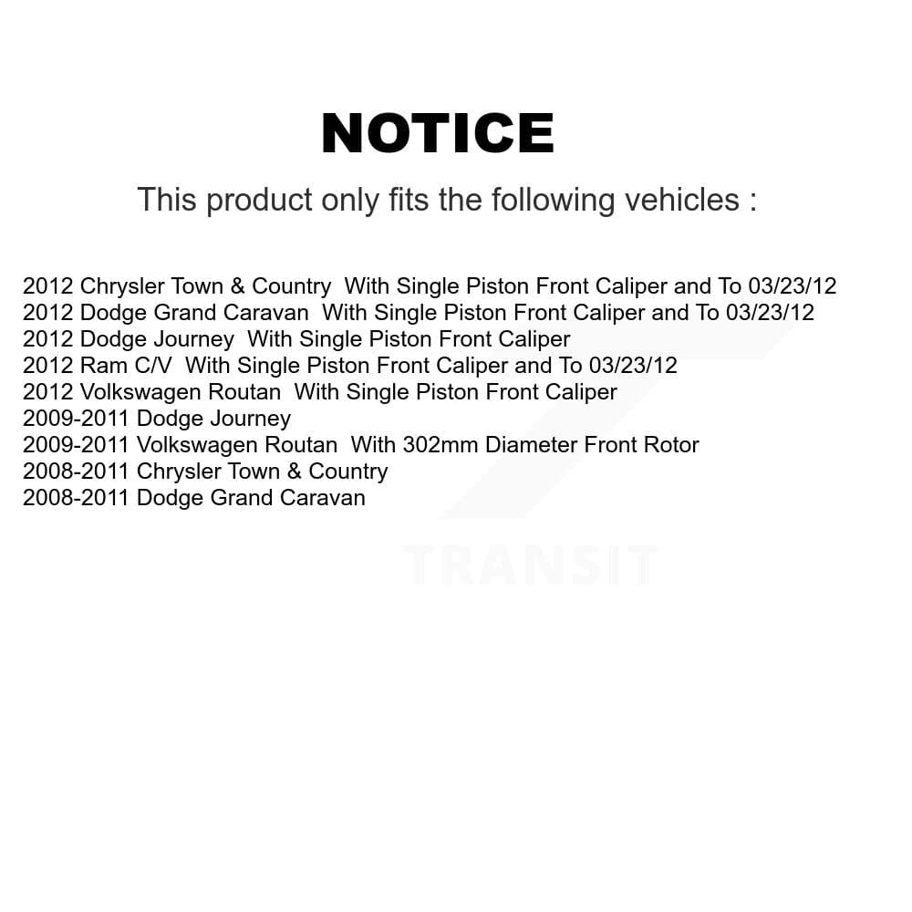 Transit Auto - KDF-100259 - Front and Rear Disc Brake Kits image 19