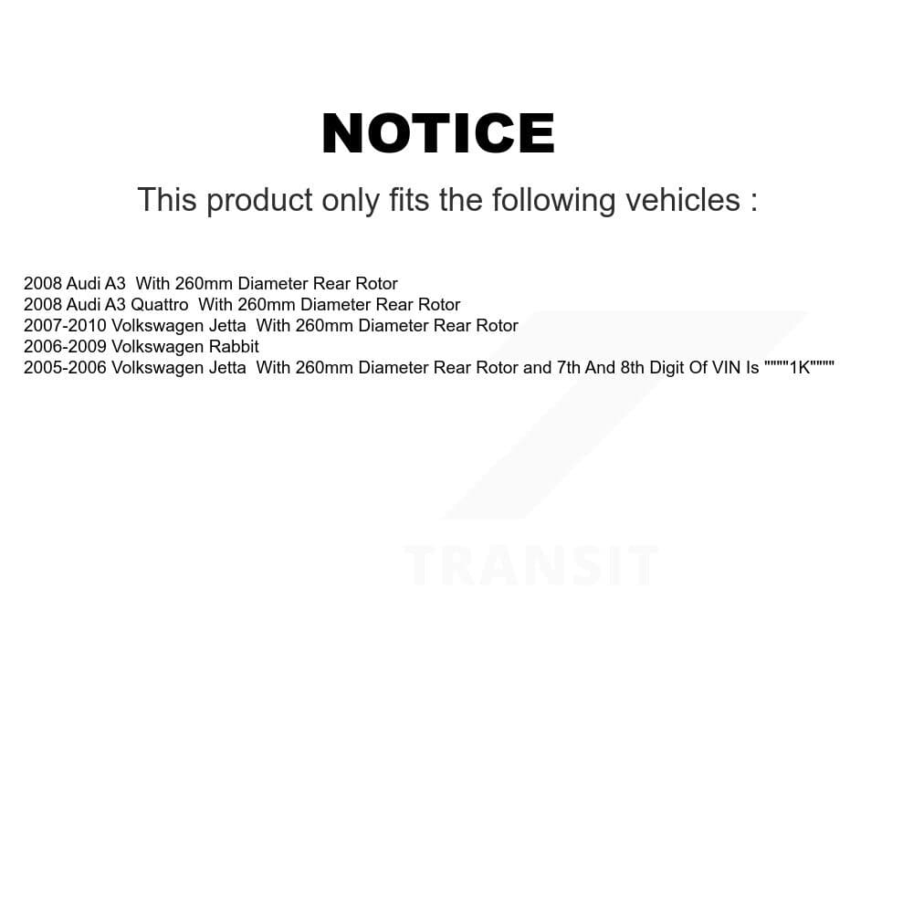 Transit Auto - KDF-100483 - Rear Disc Brake Kits image 19