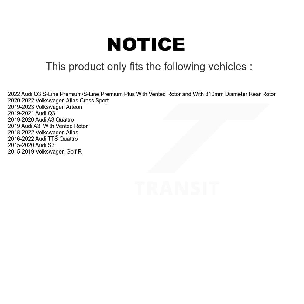 Transit Auto - KDF-100699 - Rear Disc Brake Kits image 19