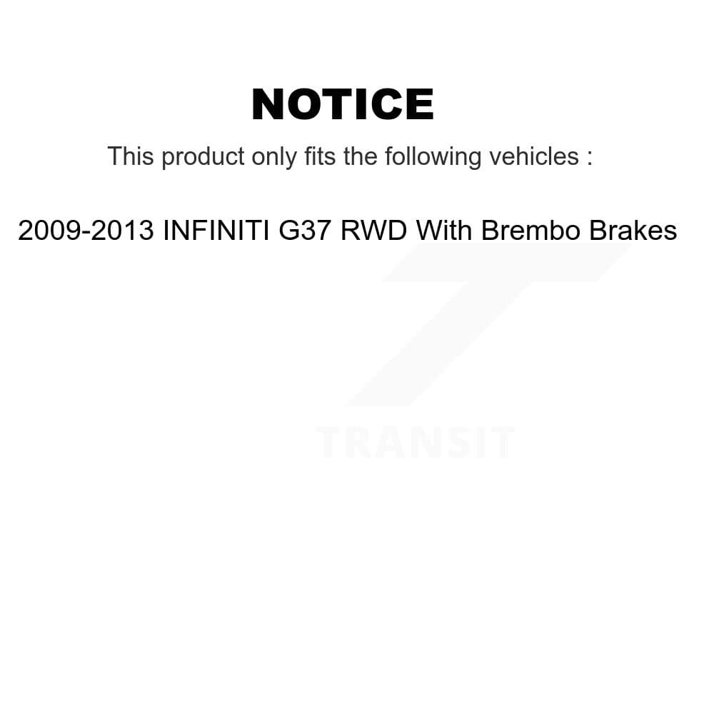 Transit Auto - KDF-100960 - Front and Rear Disc Brake Kits image 19