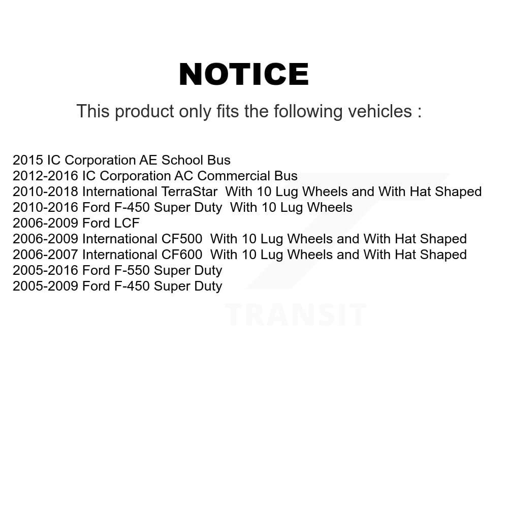 Transit Auto - KDF-101171 - Rear Disc Brake Kits image 19