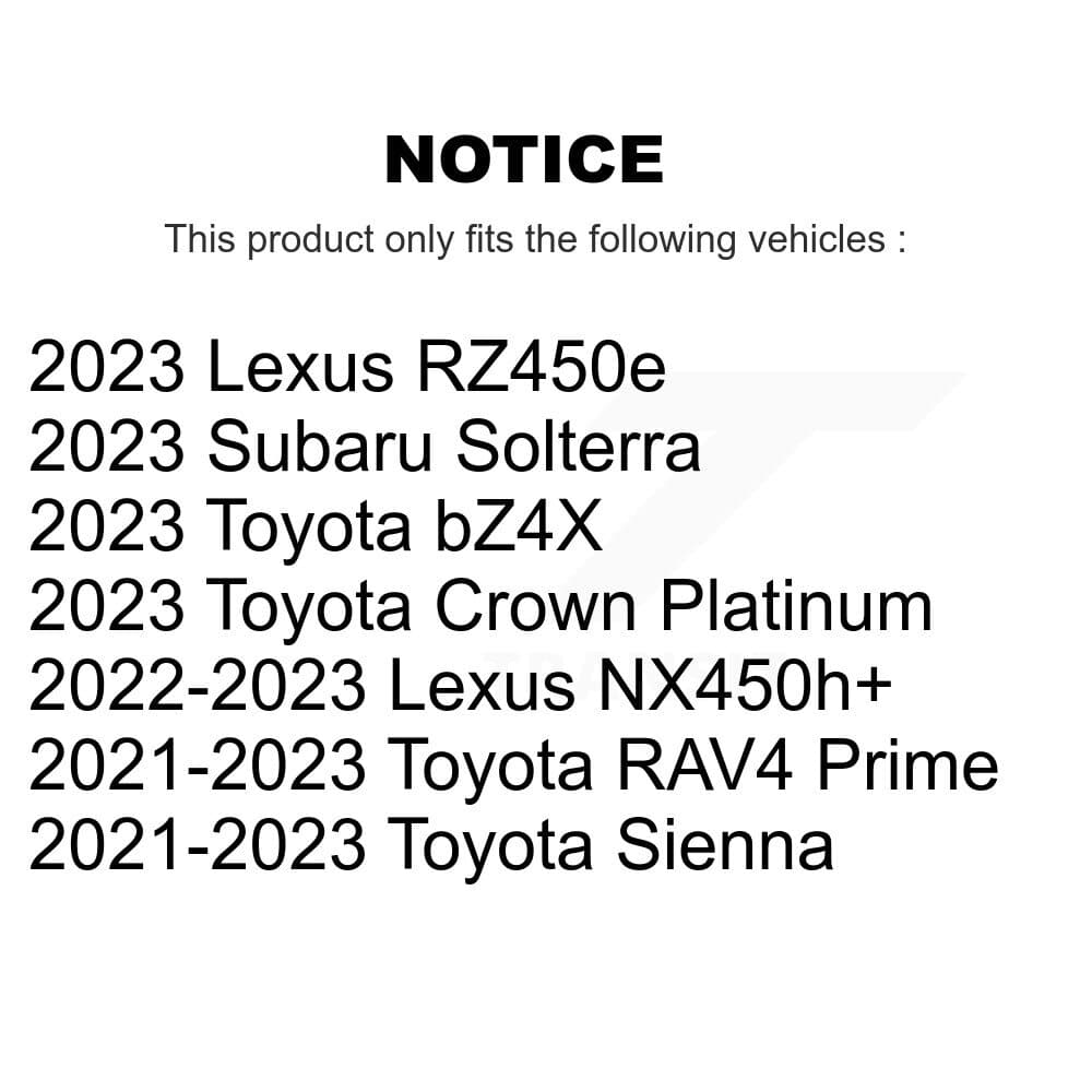 Transit Auto - KDF-101312 - Front and Rear Disc Brake Kits image 19