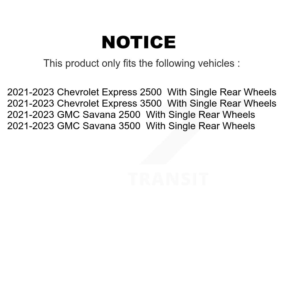 Transit Auto - KDF-101356 - Rear Disc Brake Kits image 19
