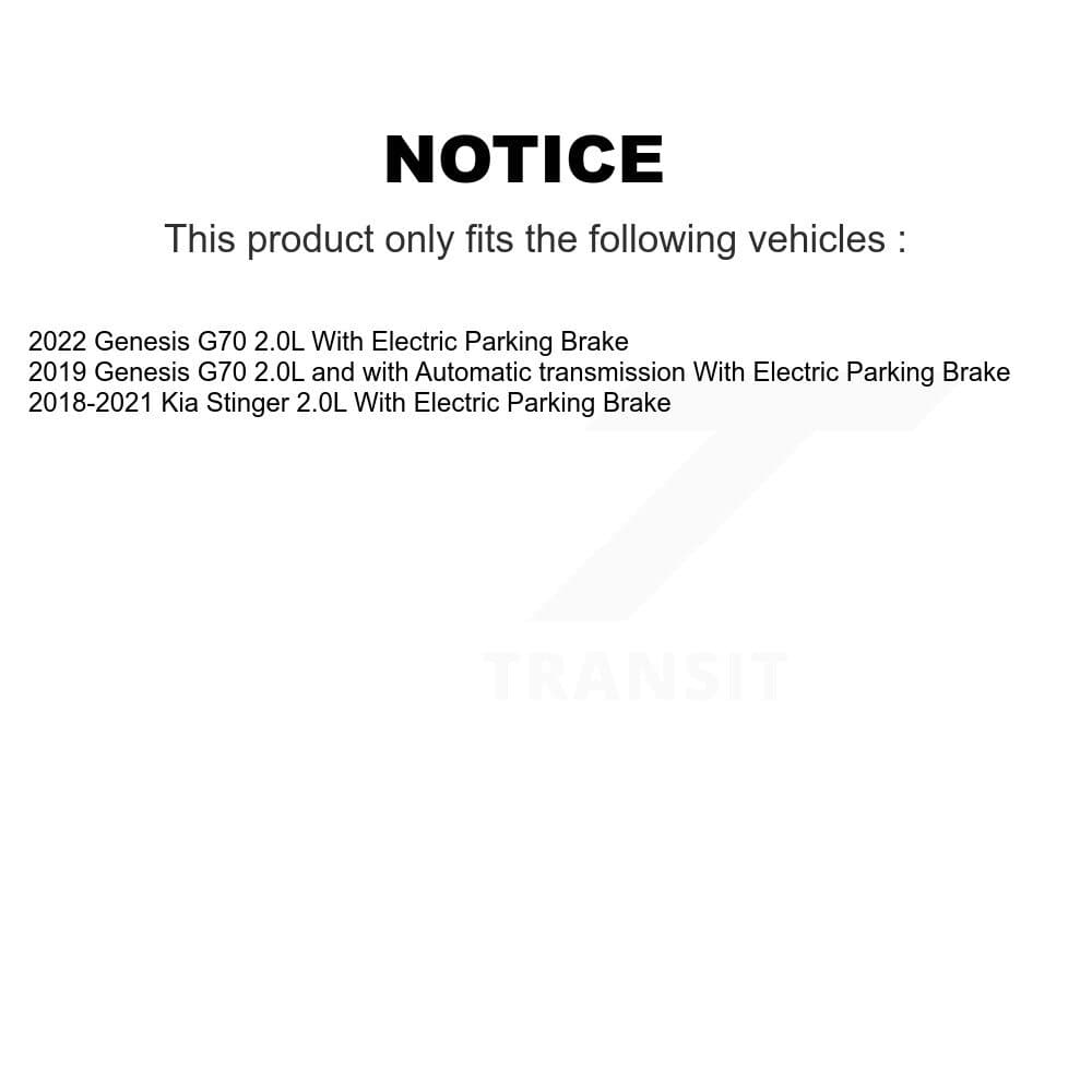 Transit Auto - KDF-101403 - Rear Disc Brake Kits image 19