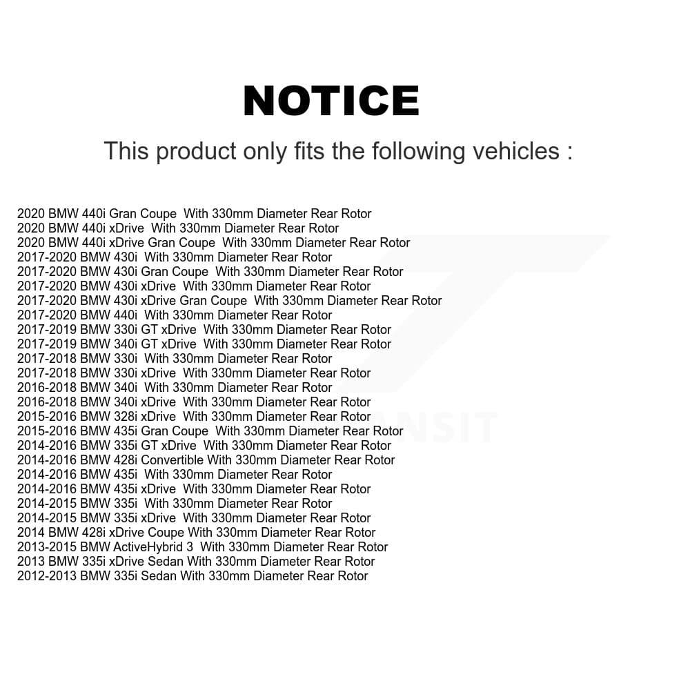 Transit Auto - KDF-101610 - Rear Disc Brake Kits image 19