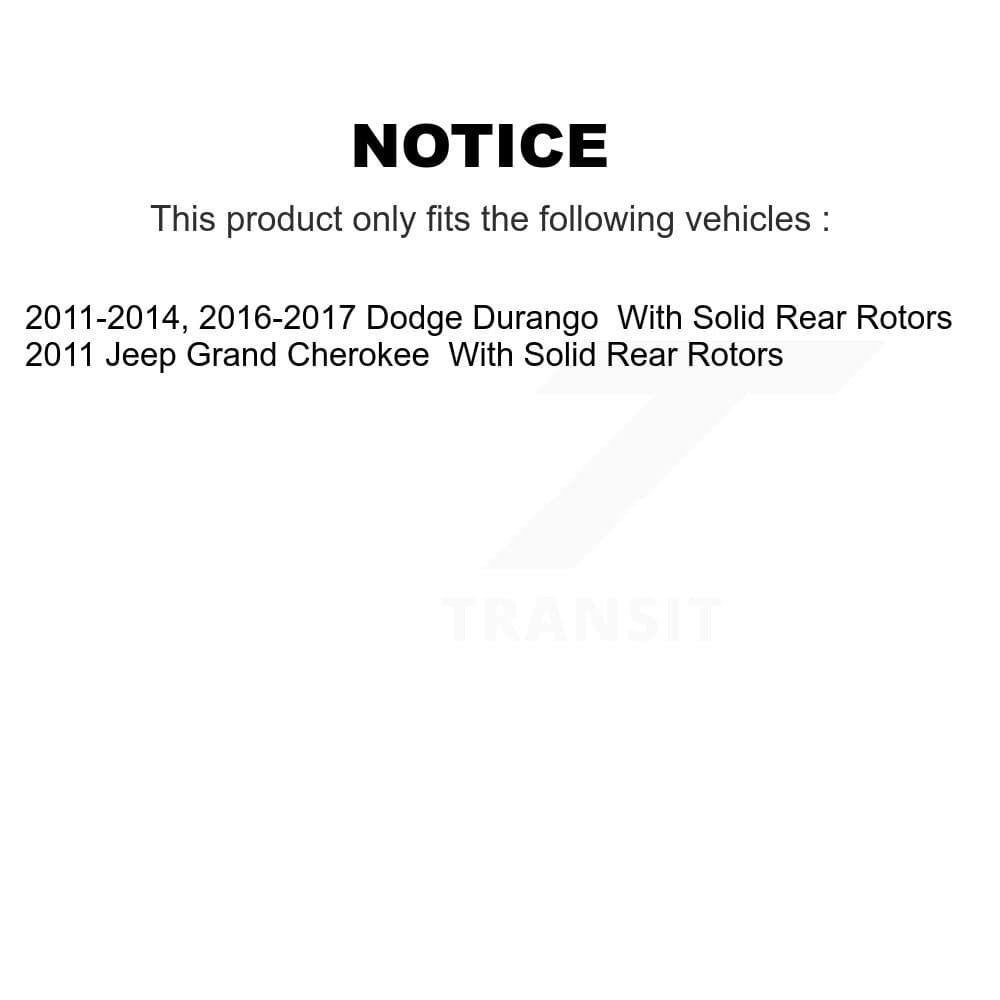 Transit Auto - KDF-101750 - Rear Disc Brake Kits image 19