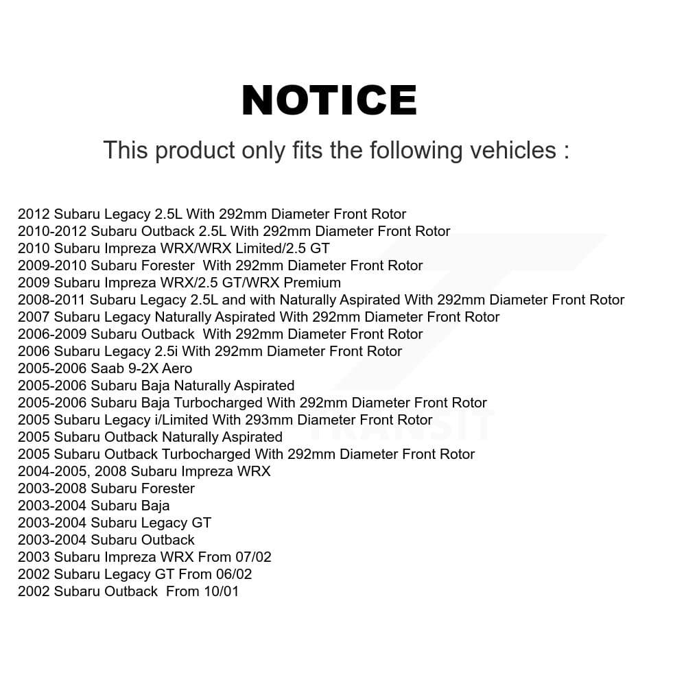 Transit Auto - KDS-100068 - Front Disc Brake Kits image 19