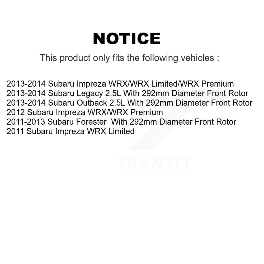 Transit Auto - KDS-100265 - Front and Rear Disc Brake Kits image 19