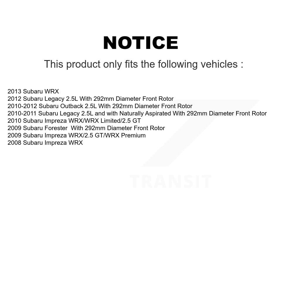 Transit Auto - KDS-100267 - Front and Rear Disc Brake Kits image 19