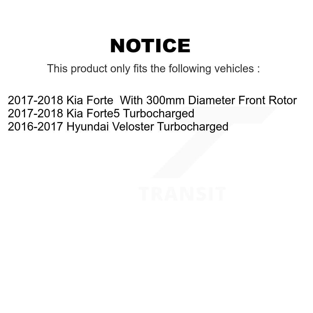 Transit Auto - KDS-100630 - Front and Rear Disc Brake Kits image 19