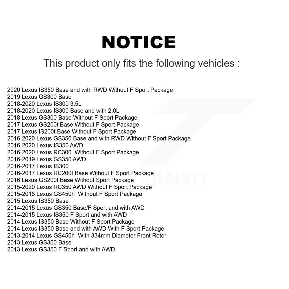 Transit Auto - KDS-101099 - Front and Rear Disc Brake Kits image 19