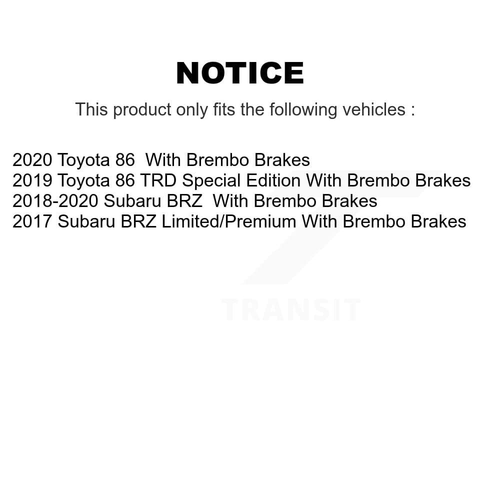 Transit Auto - KDS-101147 - Front and Rear Disc Brake Kits image 19