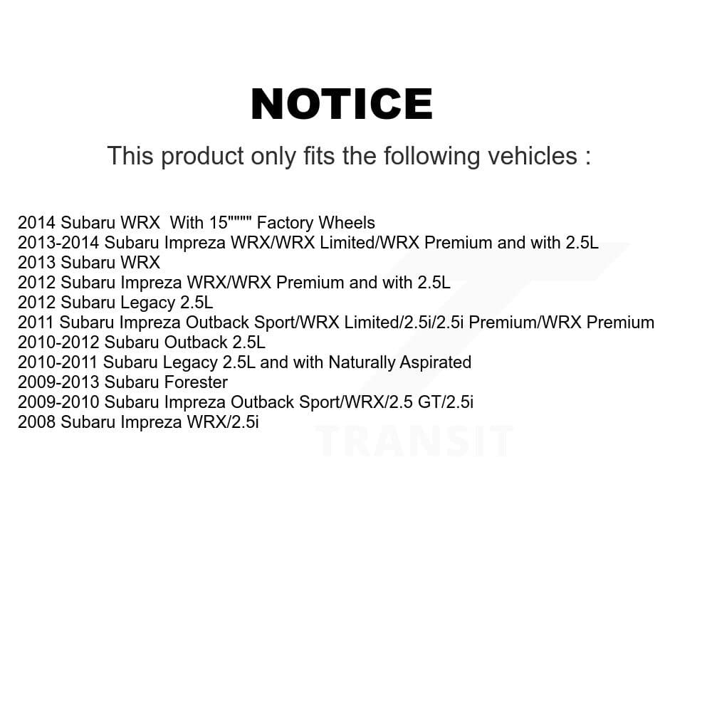 Transit Auto - KDS-101314 - Rear Disc Brake Kits image 19