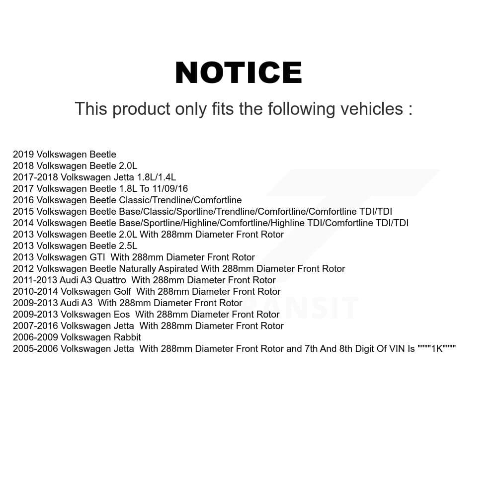 Transit Auto - KDT-100083 - Front Disc Brake Kits image 24