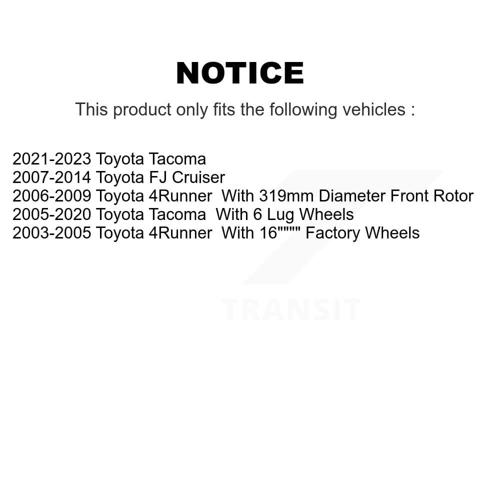 Transit Auto - KDT-100131 - Front Disc Brake Kits image 24