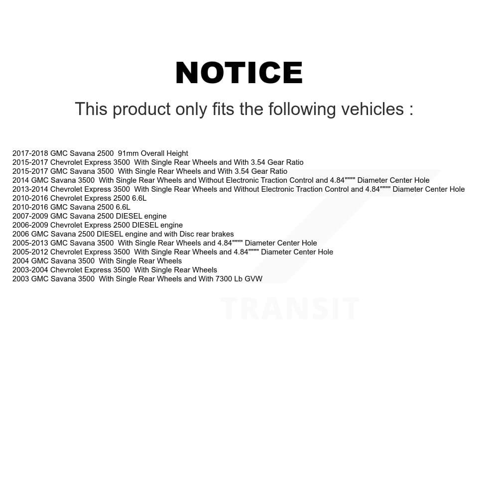 Transit Auto - KDT-100425 - Rear Disc Brake Kits image 24
