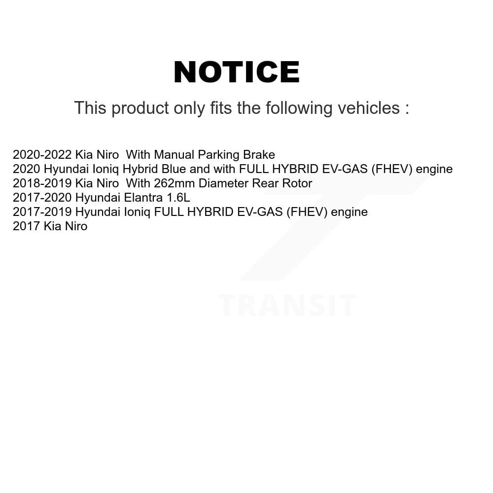 Transit Auto - KDT-100711 - Rear Disc Brake Kits image 24
