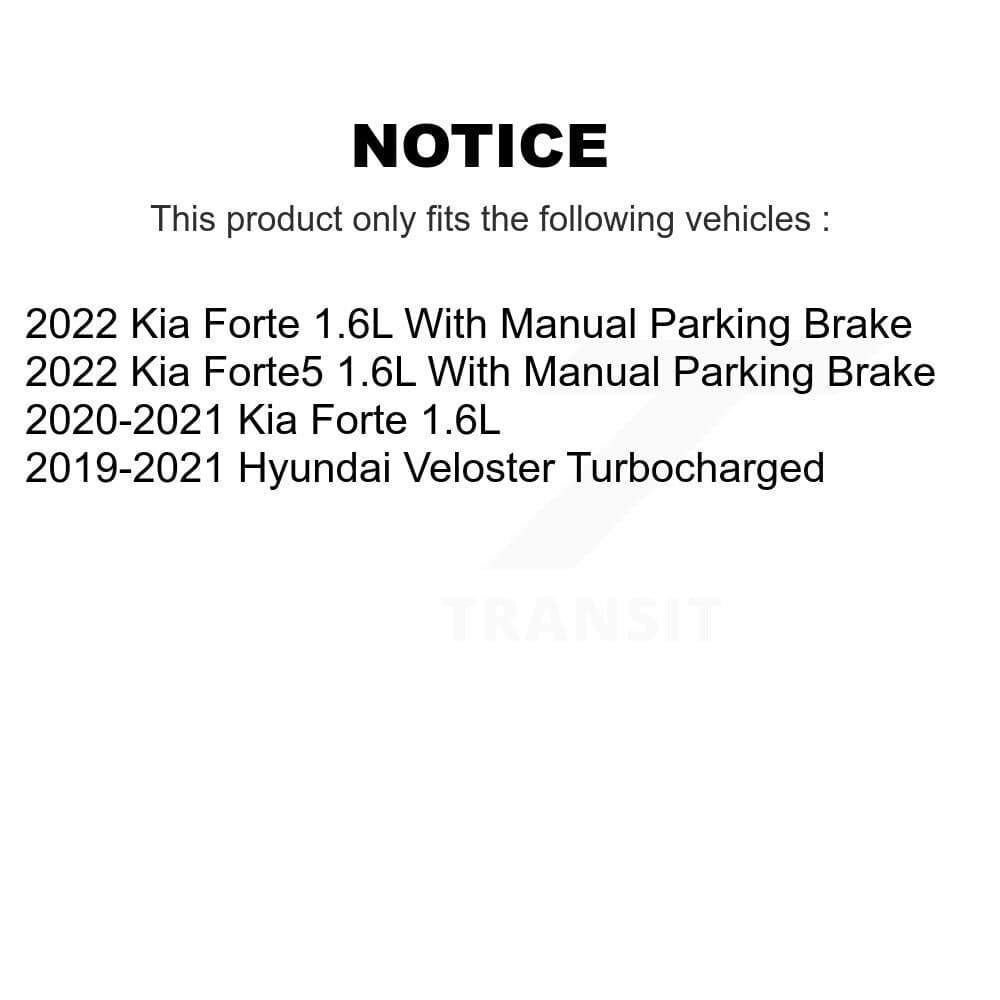 Transit Auto - KDT-101177 - Front and Rear Disc Brake Kits image 24