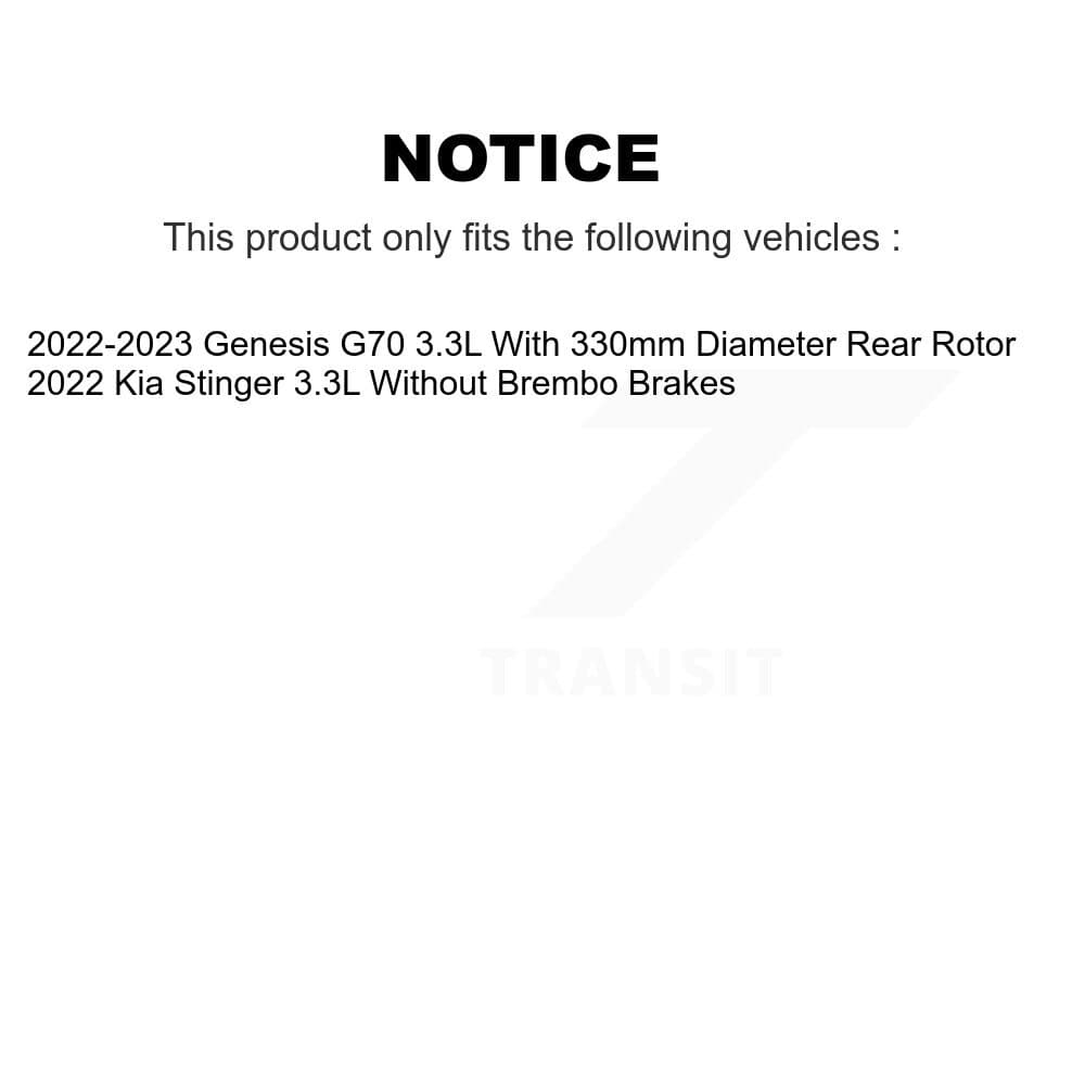 Transit Auto - KDT-101407 - Rear Disc Brake Kits image 24