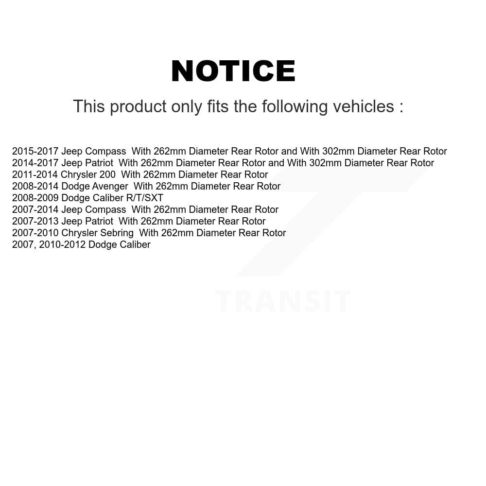 Transit Auto - KDT-101714 - Rear Disc Brake Kits image 24