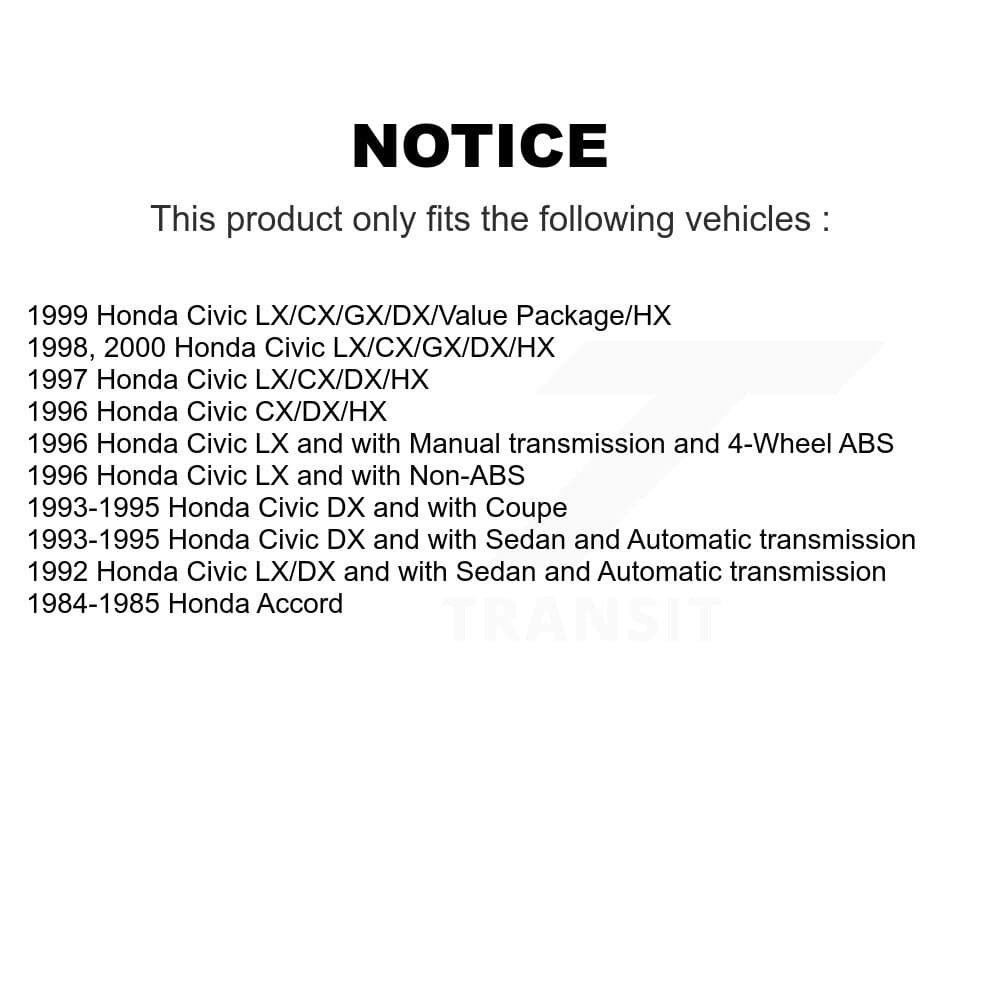 Transit Auto - KFN-100049 - Front and Rear Disc Brake Pad Kits image 14