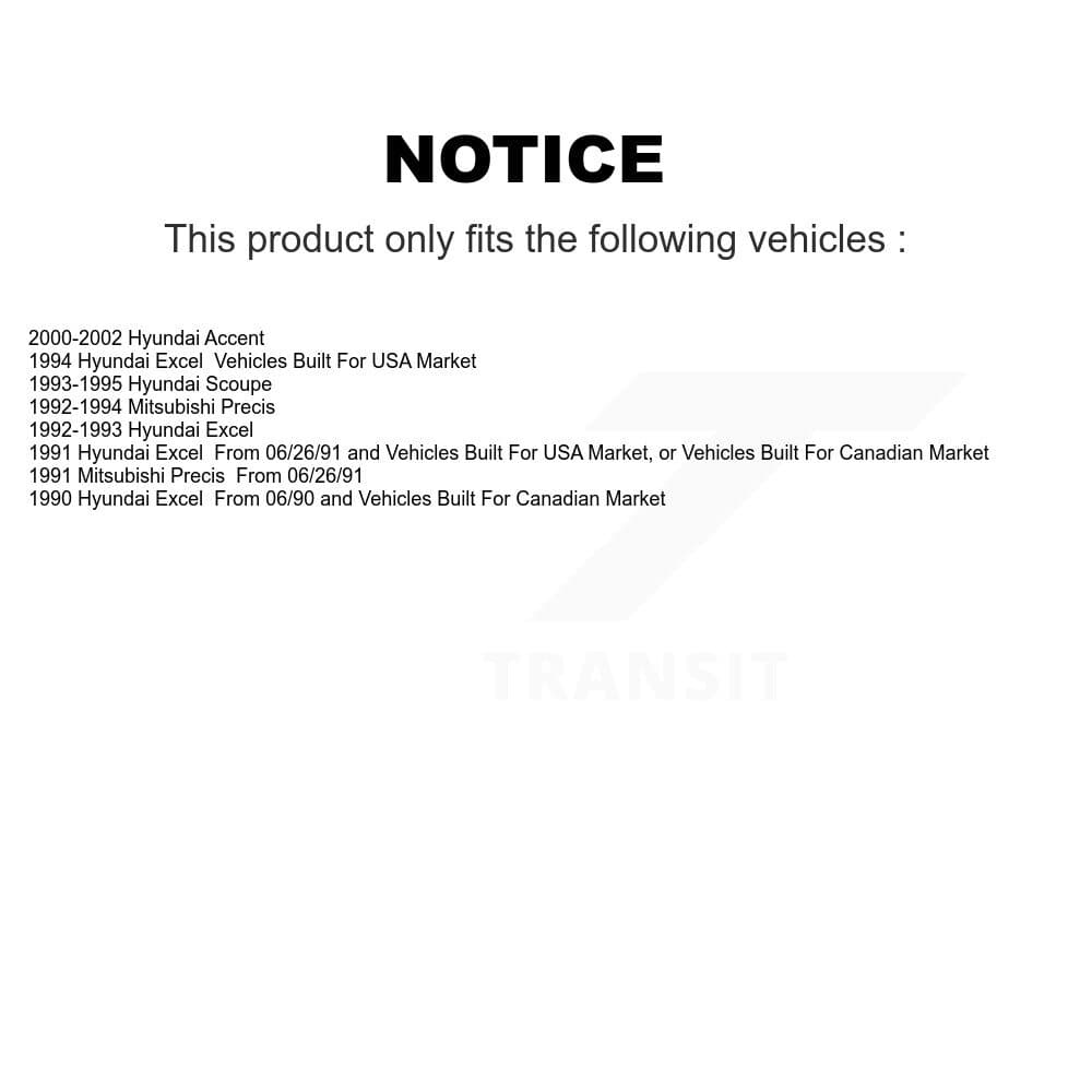 Transit Auto - KFN-100062 - Front and Rear Disc Brake Pad Kits image 14
