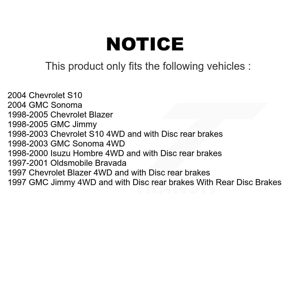 Transit Auto - KFN-100538 - Front and Rear Disc Brake Pad Kits image 14