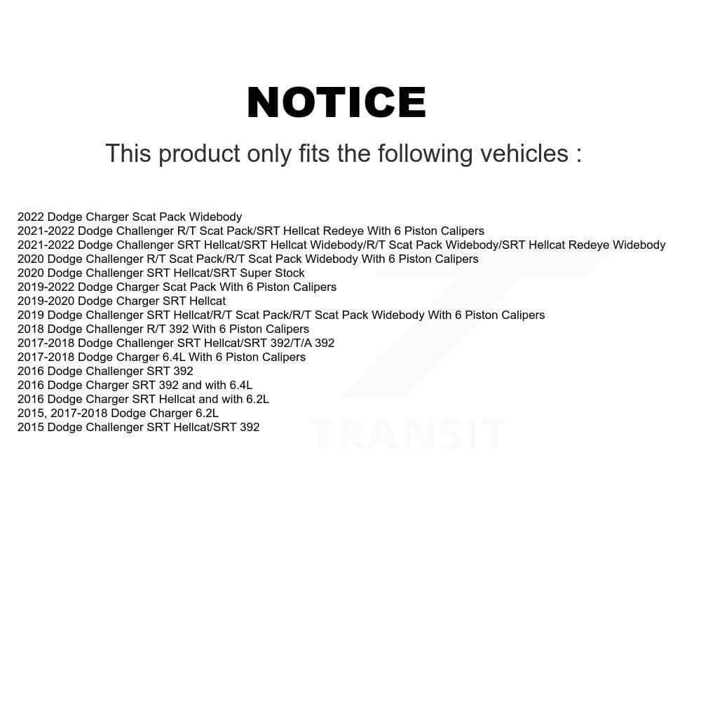 Transit Auto - KFN-100608 - Front and Rear Disc Brake Pad Kits image 14