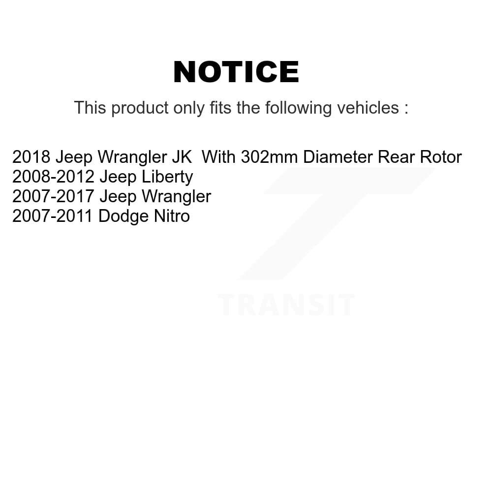 Transit Auto - KFN-100635 - Front and Rear Disc Brake Pad Kits image 14