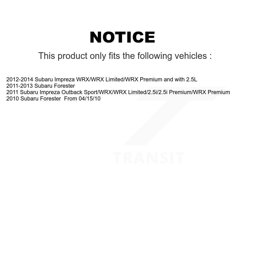 Transit Auto - KFN-100737 - Front and Rear Disc Brake Pad Kits image 14
