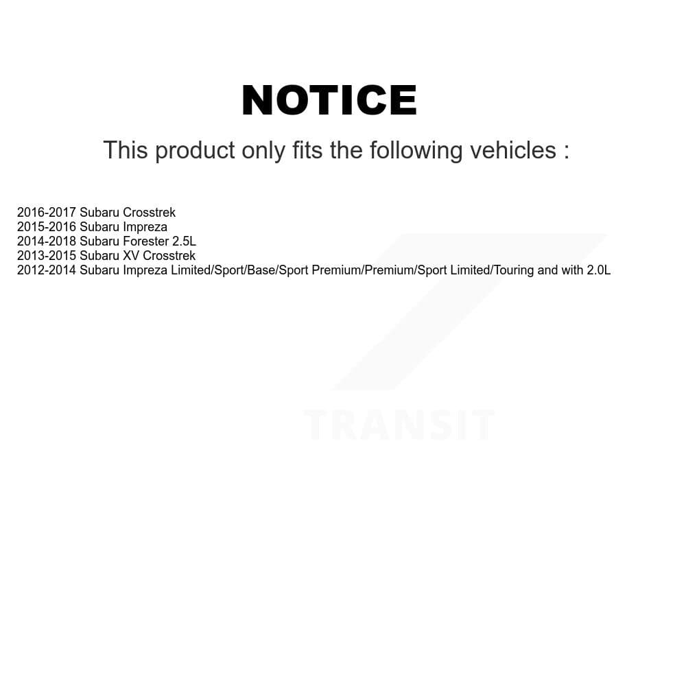 Transit Auto - KFN-100928 - Front and Rear Disc Brake Pad Kits image 14