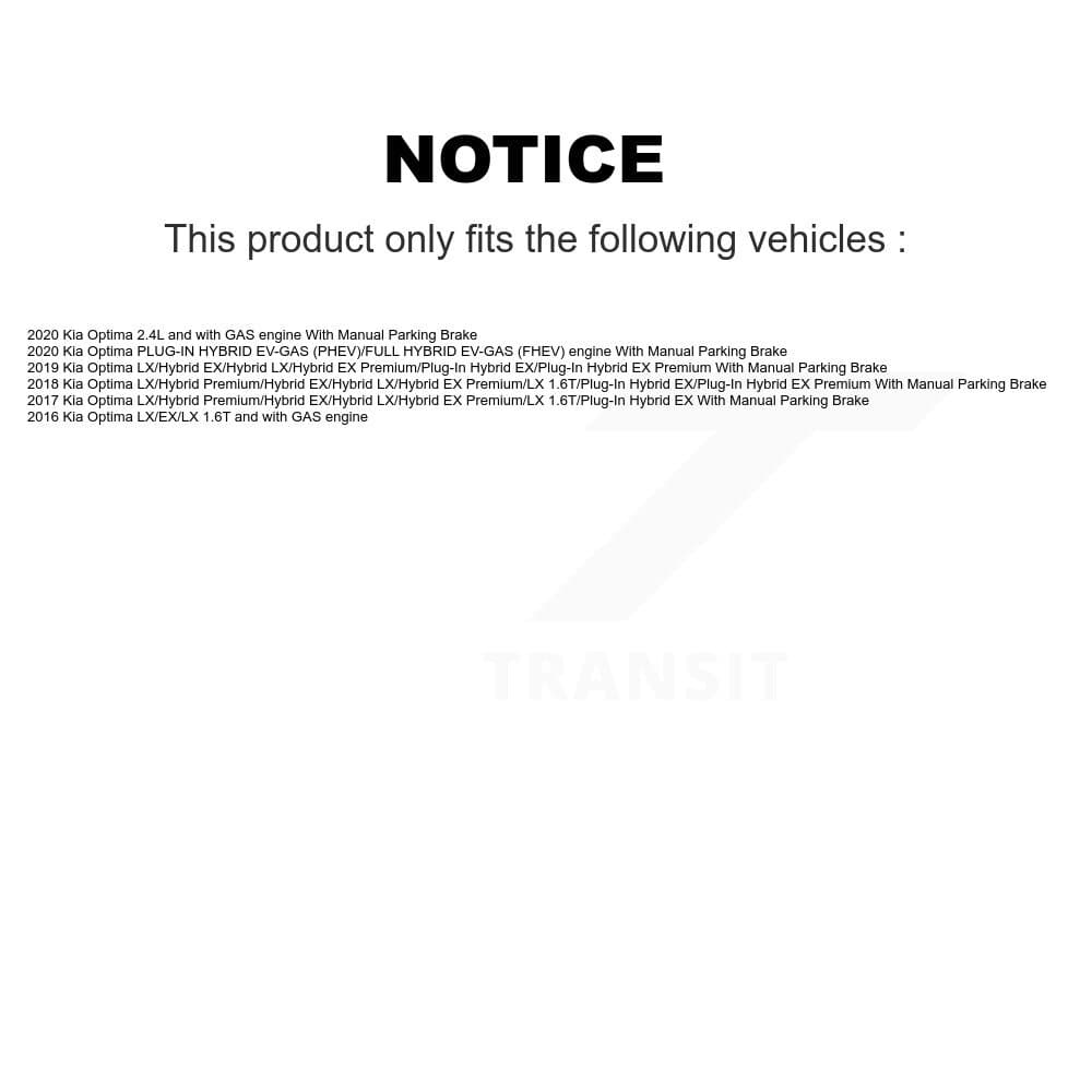 Transit Auto - KFN-100932 - Front and Rear Disc Brake Pad Kits image 14