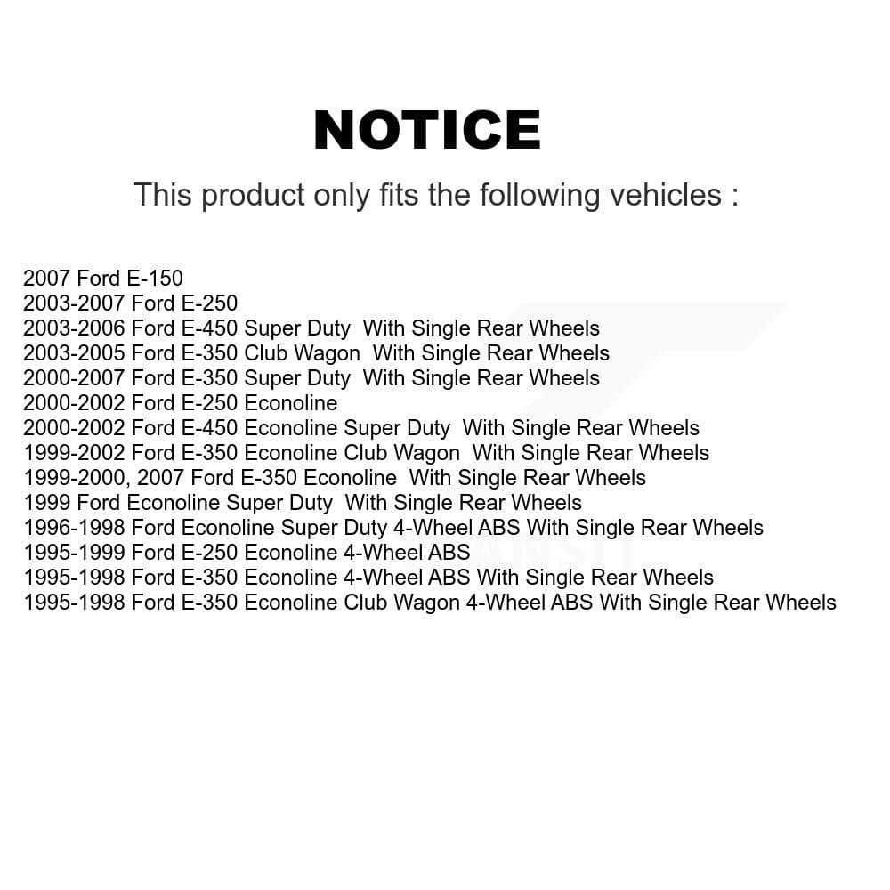 Genius - KG-100004 - Front Disc Brake Rotor and Hub Assembly Kits image 14