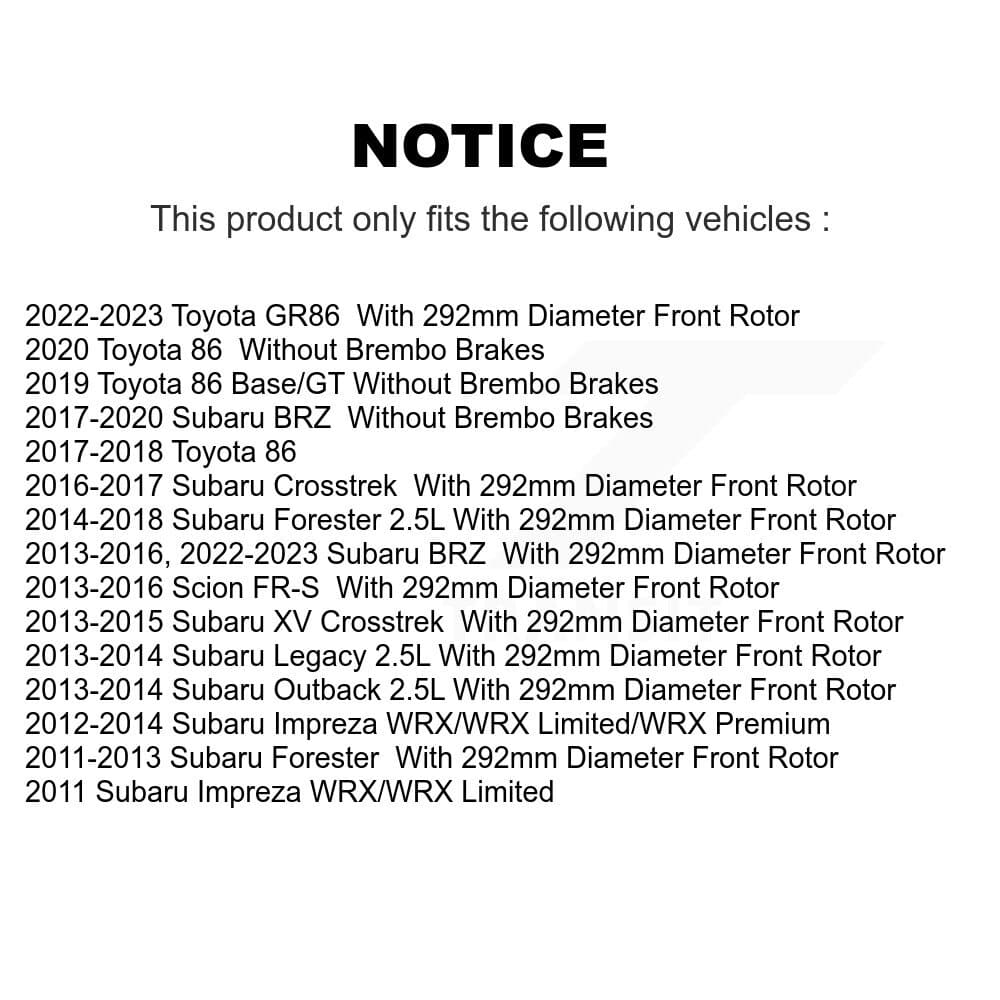 Transit Auto - KGA-100338 - Front Disc Brake Kits image 19